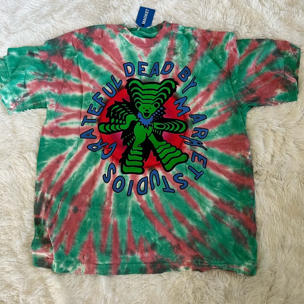GOAT Exclusive Market x Grateful Dead Infinity Bear Tee Size Large